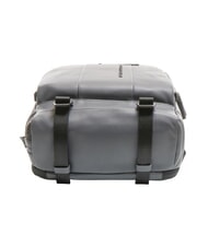 PIQUADRO URBAN  15,6-Zoll-Laptop-Rucksack aus Leder GRAU - PC-Rucks&auml;cke - 4