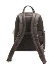 PIQUADRO BLACK SQUARE  13,3-Zoll-Laptop-Rucksack aus Leder - PC-Rucks&auml;cke