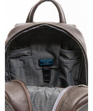 PIQUADRO BLACK SQUARE  13,3-Zoll-Laptop-Rucksack aus Leder MORO - PC-Rucks&auml;cke - 5