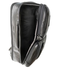 PIQUADRO P15 PLUS Lederrucksack f&uuml;r 17" PC Schwarz - PC-Rucks&auml;cke - 4
