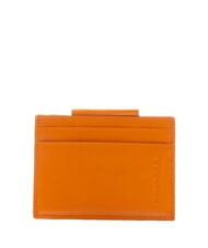 PIQUADRO URBAN Geldb&ouml;rse / Kartenetui aus Leder ORANGE - Brieftaschen Herren - 2