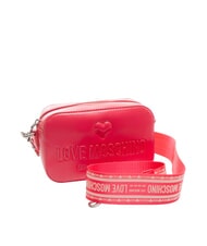 LOVE MOSCHINO MADE WITH LOVE Mini-Umh&auml;ngetasche Fuchsie - Damentaschen - 2