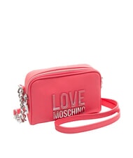 LOVE MOSCHINO BIG LETTERING Mini-Umh&auml;ngetasche Fuchsie - Damentaschen - 2