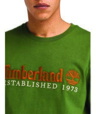 TIMBERLAND ESTABILISHED 1973 Baumwoll t-shirt schwarz/waldgr&uuml;n - Herren-T-Shirts - 3