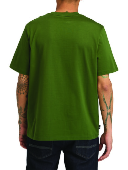 EMBROIDERY TONAL Baumwoll t-shirt schwarz/waldgr&uuml;n - Herren-T-Shirts