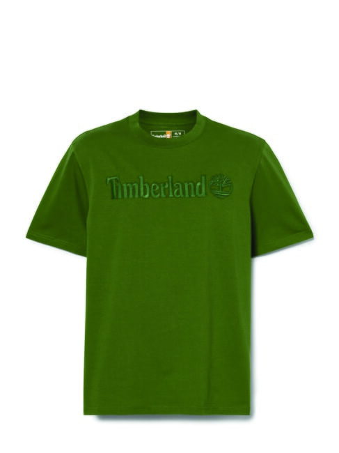 EMBROIDERY TONAL Baumwoll t-shirt schwarz/waldgr&uuml;n - Herren-T-Shirts