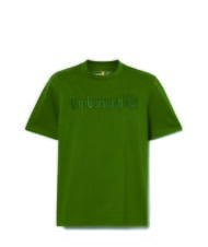 TIMBERLAND EMBROIDERY TONAL Baumwoll t-shirt schwarz/waldgr&uuml;n - Herren-T-Shirts - 4