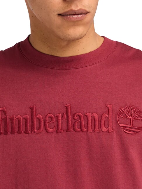 EMBROIDERY TONAL Baumwoll t-shirt Cordovan - Herren-T-Shirts