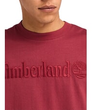 TIMBERLAND EMBROIDERY TONAL Baumwoll t-shirt Cordovan - Herren-T-Shirts - 3