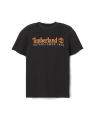 TIMBERLAND ESTABILISHED 1973 Baumwoll t-shirt SCHWARZ - Herren-T-Shirts - 4