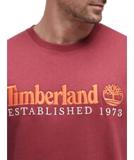 TIMBERLAND ESTABILISHED 1973 Baumwoll t-shirt Cordovan - Herren-T-Shirts - 3