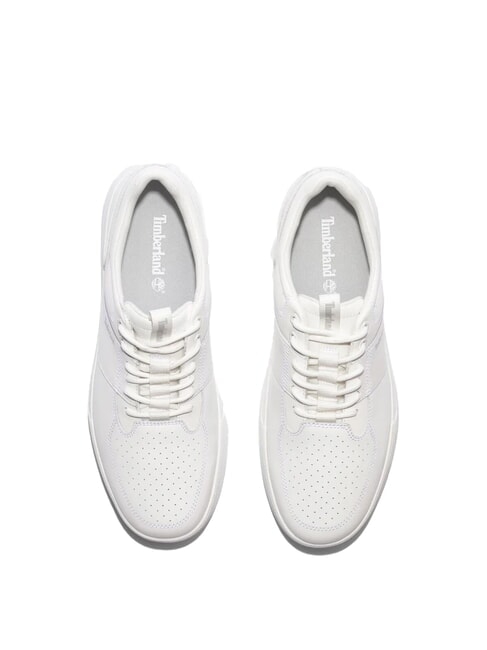 MAPLE GROVE Leder-Sneakers wei&szlig;es Vollkorn - Herrenschuhe