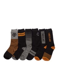 TIMBERLAND MIXUP  6 Paar Socken SCHWARZ - Herrensocken/Herrenstr&uuml;mpfe - 4