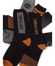 TIMBERLAND MIXUP  6 Paar Socken SCHWARZ - Herrensocken/Herrenstr&uuml;mpfe - 5