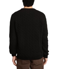 TIMBERLAND P-B LAMBWOOL Pullover mit Rundhalsausschnitt aus Wollmischung - Herrenpullover