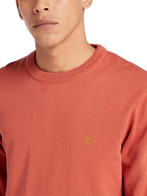 WILLIAMS RIVER Pullover mit Rundhalsausschnitt Chili-&Ouml;l - Herrenpullover