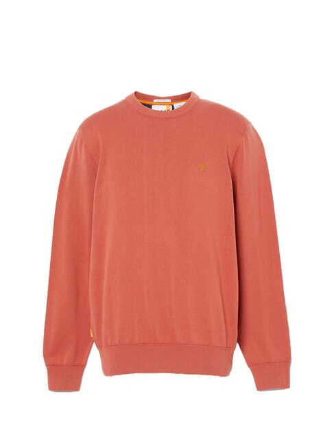 WILLIAMS RIVER Pullover mit Rundhalsausschnitt Chili-&Ouml;l - Herrenpullover