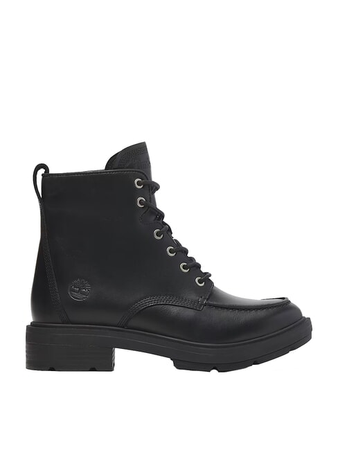 BRIMFIELD MID  Stiefeletten aus Leder schwarzes Vollkorn - Damenschuhe