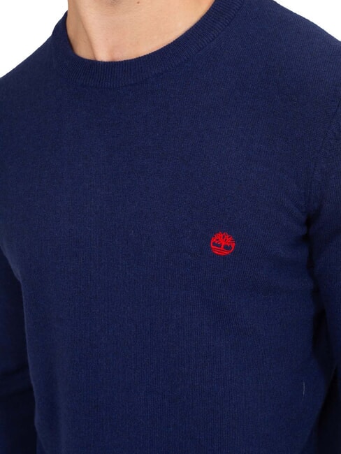 KNOX RIVER Pullover mit Rundhalsausschnitt dunkler Saphir - Herrenpullover