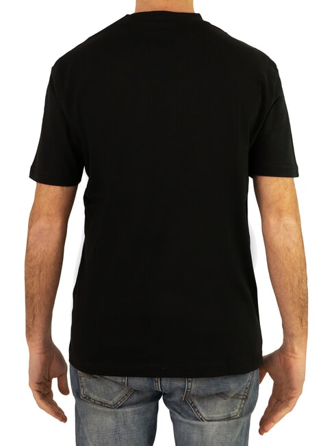 HERMOSO Baumwoll-T-Shirt mit Logo schwarz/wei&szlig; - Herren-T-Shirts