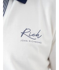 JOHN RICHMOND DABAK Poloshirt mit V-Ausschnitt und halblangen &Auml;rmeln nicht-gerade weiss - Herren-Polo-Shirts/Herren-Polo-Shirt/Herrenpoloshirt/Herrenpoloshirts - 3