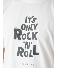 JOHN RICHMOND SPARTACO Baumwoll-T-Shirt mit Aufdruck nicht-gerade weiss - Herren-T-Shirts - 3