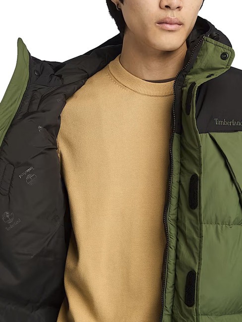 PUFFET Wasserabweisende Daunenjacke schwarz/schwarzwaldgr&uuml;n - Daunenjacken f&uuml;r Herren