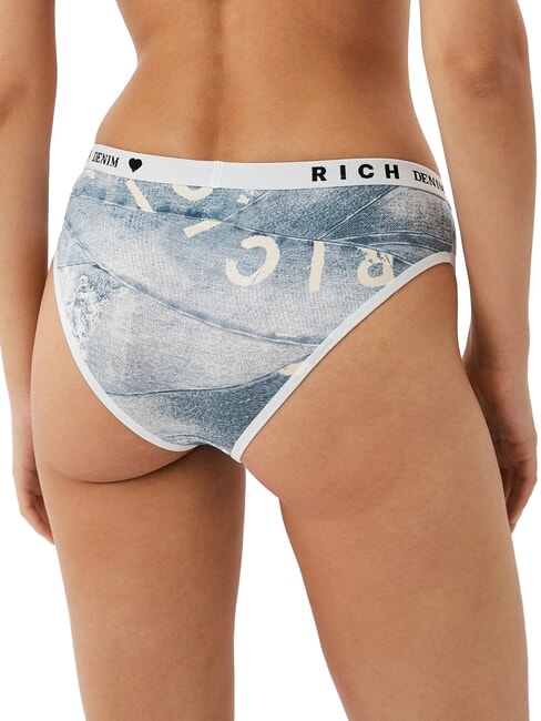 TODY 3er-Set Slips wei&szlig;/blau/t. - Damenslip