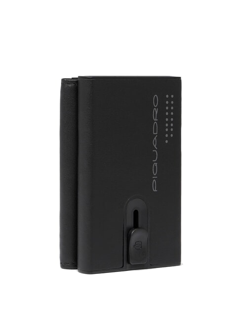 URBAN Kompakte Lederbrieftasche mit Schieber Schwarz - Brieftaschen Herren