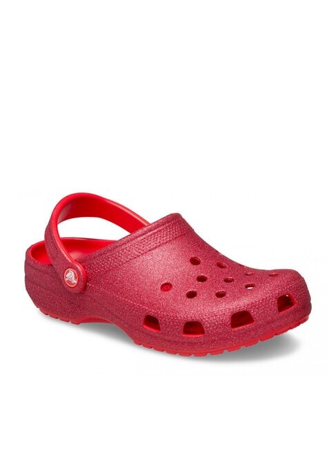 CLASSIC GLITTER CLOG W Pantoffel-Sabot kirschrot - Damenschuhe