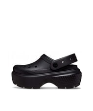 CROCS STOMP CLOG W Plateau-Clog-Hausschuh Schwarz - Schuhe Unisex - 3