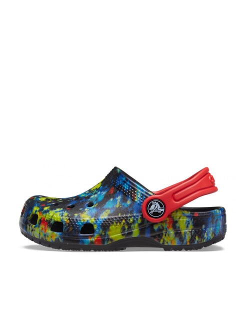 CLASSIC TIEDYE GRAPHIC GLOG T Sandalen-Sabot t&uuml;rkisches Tonic/Mult - Kinderschuhe
