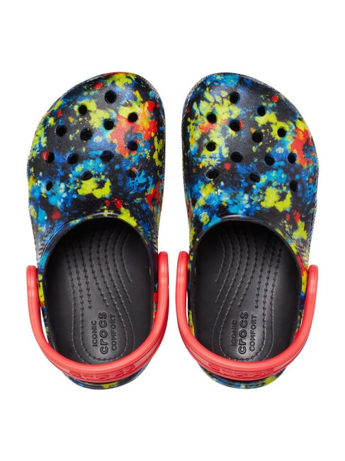 CLASSIC TIEDYE GRAPHIC GLOG T Sandalen-Sabot t&uuml;rkisches Tonic/Mult - Kinderschuhe