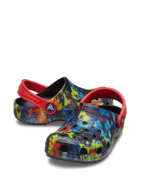 CLASSIC TIEDYE GRAPHIC GLOG T Sandalen-Sabot t&uuml;rkisches Tonic/Mult - Kinderschuhe