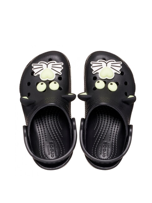 CLASSIC GLOW BLACK CAT CLOG T Pantoffel-Sabot Schwarz - Kinderschuhe