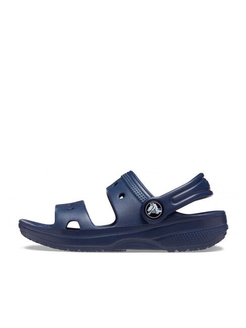 CLASSIC CROCS SANDAL T Slipper mit B&auml;ndern Marine - Kinderschuhe