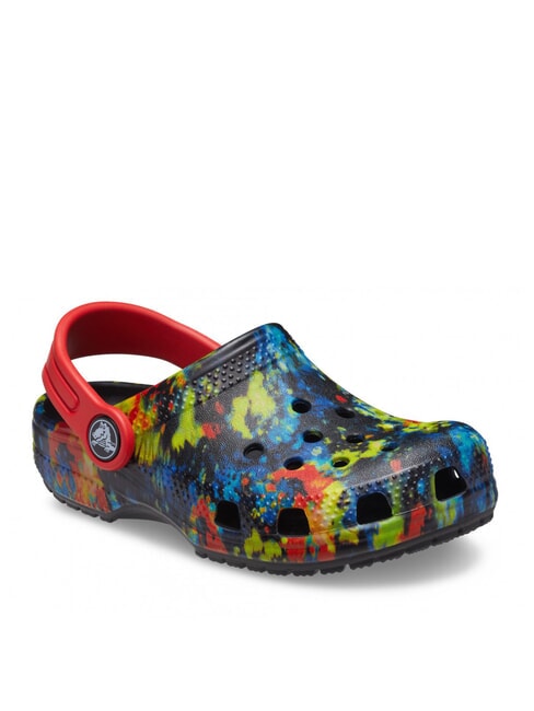 CLASSIC TIEDYE GRAPHIC GLOG T Sandalen-Sabot t&uuml;rkisches Tonic/Mult - Kinderschuhe