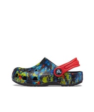 CROCS CLASSIC TIEDYE GRAPHIC GLOG T Sandalen-Sabot t&uuml;rkisches Tonic/Mult - Kinderschuhe - 3