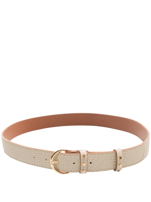 GRAFFITI G&uuml;rtel mit Nieten Sand/Kokosnuss - G&uuml;rtel