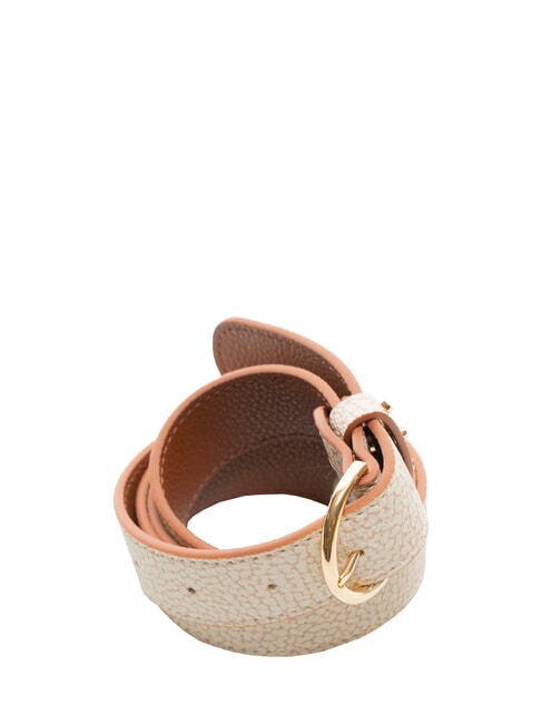 GRAFFITI G&uuml;rtel mit Nieten Sand/Kokosnuss - G&uuml;rtel