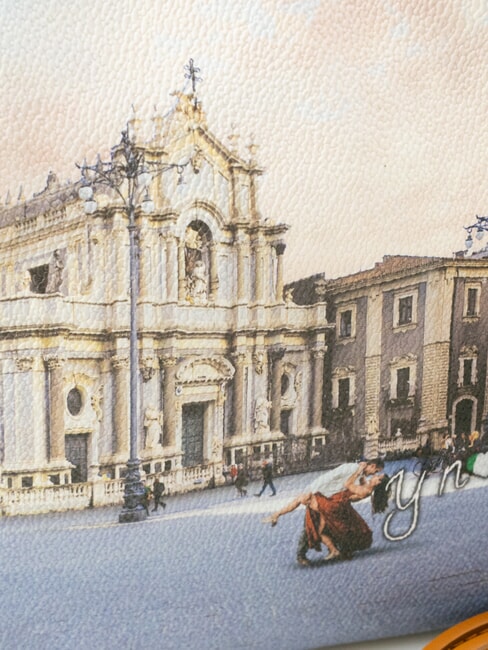 YESBAG Mittelgro&szlig;e Umh&auml;ngetasche Catania-Kathedrale - Damentaschen