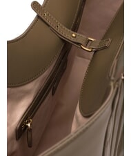 PINKO PUZZLE Schultertasche aus gen&auml;htem Leder Zaunk&ouml;nig-Antikgold - Damentaschen - 5