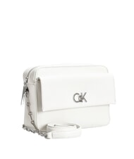 CALVIN KLEIN CK RE-LOCK Umh&auml;ngetasche mit Tasche Lilienwei&szlig; - Damentaschen - 2