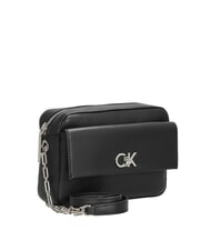 CALVIN KLEIN CK RE-LOCK Umh&auml;ngetasche mit Tasche auf Schwarz - Damentaschen - 2