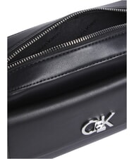 CALVIN KLEIN CK RE-LOCK Umh&auml;ngetasche mit Tasche auf Schwarz - Damentaschen - 5