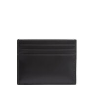 CALVIN KLEIN SMOOTH PU Flacher Kartenhalter 6cc auf Schwarz - Brieftaschen Herren - 2