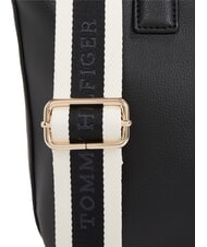 TOMMY HILFIGER TH LOGOTAPE Handtasche, mit Schultergurt Schwarz - Damentaschen - 3