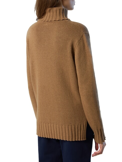 5GG  Rollkragenpullover Kamel - Damenpullover
