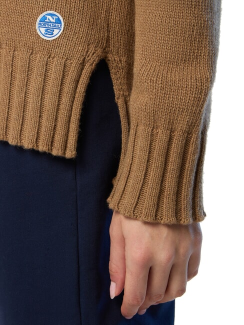 5GG  Rollkragenpullover Kamel - Damenpullover