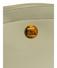 COCCINELLE LIYA Schultertasche aus geh&auml;mmertem Leder Seladongr&uuml;n - Damentaschen - 5